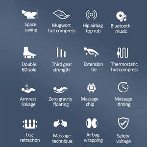 Silla de masaje de <span class=keywords><strong>spa</strong></span> de pedicura de lujo Zhou <span class=keywords><strong>Qi</strong></span> 3D de gravedad cero de cuerpo completo para salones de uñas - Product Image 2