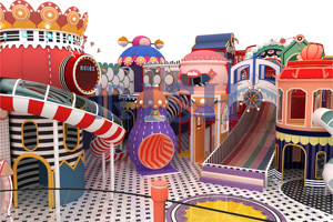 Grand toboggan interactif pour enfants avec piscine à balles, équipement commercial pour aire de jeux intérieure, idéal pour les centres de divertissement scolaires - Product Image 5