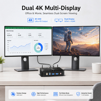 Intel Core I3-5005U Mini PC with 2 DDR3L Slots up to 16GB and MSATA SSD Slot, Mini Personal Computer for Data Collection