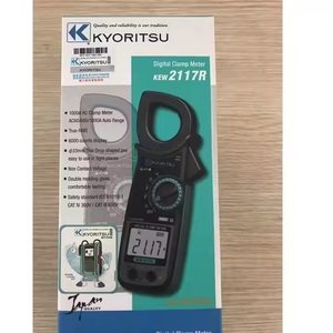 Buen Precio, Pinza Amperimétrica Digital Kyoritsu con True RMS 60.00/600.0/1000A para Electricistas, Multifuncional, para Corriente Alterna, Modelo Kew2117R - Product Image 1