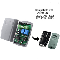 Récepteur universel de télécommande de porte de garage 2CH pour ERREKA DEA PUJOL VDS DITEC 433mhz Commande à code roulant fixe