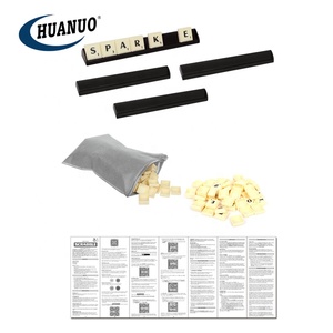 Gioco da Tavolo Classico per Famiglie, Bambini e <span class=keywords><strong>Adulti</strong></span>, Gioco Educativo di Lettere e Puzzle - Product Image 2