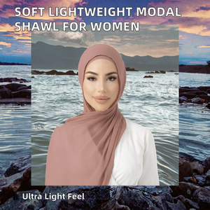 Hiyab de Verano de Alta Calidad, 100% Chifón, Doble Costura, Transpirable, Suave y Ligero para Mujeres Musulmanas - Product Image 2