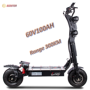Scooter Eléctrico Rápido de 300 KM y 13 Pulgadas, Scooter de Doble Motor de 60 V para Adultos - Product Image 3