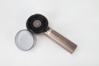 Masseur de tête et du cuir chevelu vibrant, brosse de massage infrarouge à préhension flexible, peigne pour cheveux humides et secs, pour la croissance capillaire et l'application d'huile