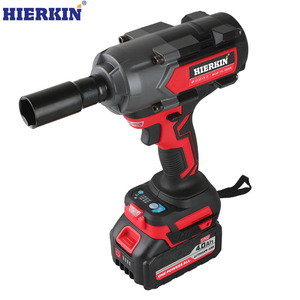 Hierkin Chuyên Nghiệp Không Dây Công Cụ Nhiệm Vụ Nặng Nề Điện Cờ Lê Ổ Cắm Cờ Lê Công Nghiệp DIY Cấp Pin Trường Hợp Tác Động Cờ Lê - Product Image 4