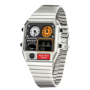 Novo 3192 Top Relógio Digital para Juventude e Lazer dos homens Multi Funcional Temperatura <span class=keywords><strong>Gauge</strong></span> Cronômetro Timing Relógios Eletrônicos - Product Image 4