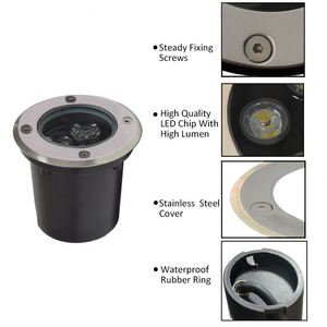 Iluminación LED Subterránea de Alta Potencia IP68, Mini Luminaria Lineal Empotrada en el Suelo, Resistente al Agua, sin Marco, de Acero Inoxidable, Ra90 - Product Image 4