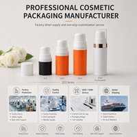 Flacon pompe PP personnalisé 5ml 10ml 15ml, emballage cosmétique portable pour sérum, crème pour les yeux, lotion, produits de soin de la peau, produits de voyage