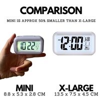 High Quality <strong>Best</strong> <strong>Selling</strong> Product LCD Digital Clock Showing Temperature Date Month and Day Small and Cute Alarm Clock