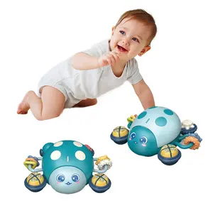 Outros brinquedos educativos elétrico dos desenhos animados, conjunto bump & go com luzes & música venda quente, bebê, jogar brinquedos em casa