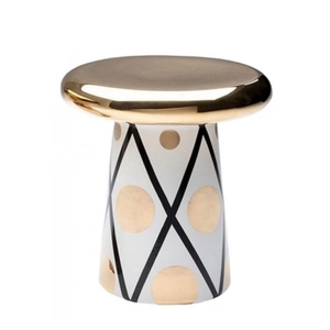 <span class=keywords><strong>Table</strong></span> <span class=keywords><strong>basse</strong></span> et <span class=keywords><strong>tabouret</strong></span> en fibre de verre Bosa, petit modèle, pour salon d'hôtel moderne ou chambre à coucher - Product Image 1