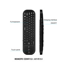 Keyboard Mini Nirkabel Slim G60S PRO BT dengan Touchpad, Remote Suara, Kode Pembelajaran, USB Rechargeable, untuk Tablet PC - Promo Hot Sale