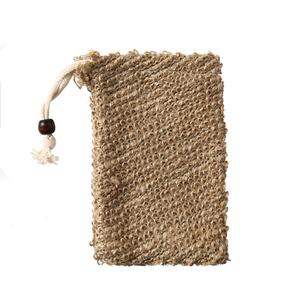 Xu Hướng Mới 9*14Cm Sinh Thái Thân Thiện Tự Nhiên Salu Xà Phòng Saver Túi Với Hạt Cây Gai Dầu Phân Hủy Sinh Học Loofah Xà Phòng Lưới Túi Lưới - Product Image 3