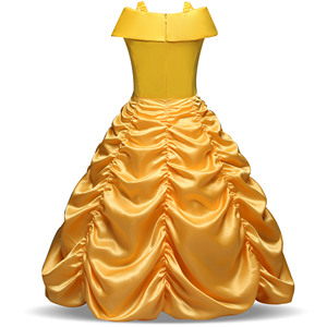 クリスマスパーティードレス新作プリンセスベルドレス美女と野獣女の子プリンセスドレスステージパフォーマンスコスプレ衣装 - Product Image 2