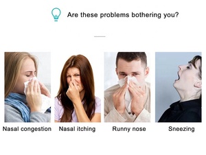 Spray confortable Spray pour rhinite Convient à la congestion nasale Rhinite Nez qui coule Spray de vitesse nasale Herbe liquide Blanc en boîte - Product Image 6