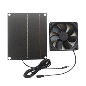 แผงพลังงานแสงอาทิตย์ขนาด6W แบบพกพาขนาดเล็กสำหรับสัตว์เลี้ยงสุนัขไก่บ้านแมวพัดลมระบายความร้อนพลังงานแสงอาทิตย์ - Product Image 1