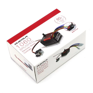 2025 New 1060 60A Brushed Metal Electronic Speed Controller ESC for 1:10 RC Car Waterproof T /XT60 Omiya Tian Plug - Product Image 3