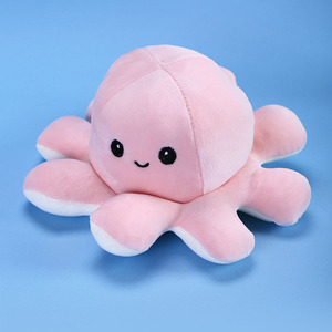 Phong Cách Mới Nhà Máy Trực Tiếp Lật Bạch Tuộc 25 Cm Lật Màu Sắc Khác Nhau Cho Các Biểu Thức Khác Nhau Đồ Chơi Sang Trọng Biển Nhuyễn thể Bé Đồ Chơi - Product Image 2