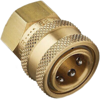Raccord rapide hydraulique en laiton 1 "raccord femelle X 1"-11-1/2 NPTF MÂLE