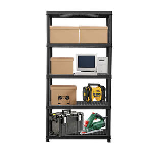 5 TIER <strong>PLASTIC</strong> GARAGE WAREHOUSE <strong>SHED</strong> <strong>SHELVING</strong> UNIT STORAGE RACKING SHELVES - Product Image 5
