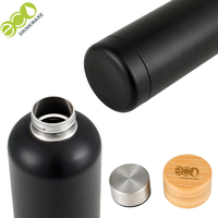 Termo de agua GV036 de doble pared, termo aislado personalizado con logotipo impreso, de acero inoxidable, frío y caliente, con tapa, 304