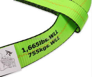 Nouvelle sangle de <span class=keywords><strong>remorquage</strong></span> Jerr-Dan de 2 pouces et 10 pieds avec capacité de charge maximale de 1665 lb pour la remplacement/réparation des pièces de remorque - Product Image 3