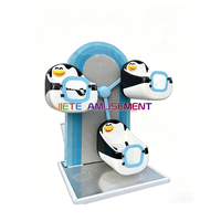 Manège Mini-Ferris Wheel Pingouin 3/5 Places en Promotion pour Parc d'Attractions – Attractions Mini-Ferris Wheel Intérieur/Extérieur pour Enfants