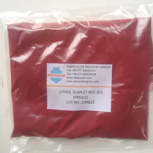 PIGMENT en poudre rouge 52:2, couleur foulard rouge 302, pour revêtement de peinture, bord IRGALITE, 1 boîte