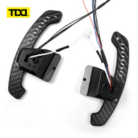 Levas de Cambio Magnéticas TDD LED de Fibra de Carbono y Aleación de Aluminio para Volante de Volkswagen MK8