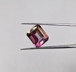 Meilleur prix d'usine pierre précieuse en vrac topaze rose naturelle octogone forme de coupe d'émeraude 6x4mm approvisionnement en gros certifié IGI pour les bijoux - Product Image 1