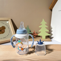 Produit tendance, biberon en silicone PP pour bébé sans BPA avec poignées