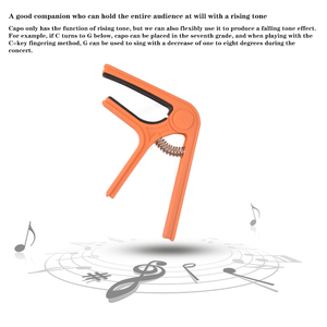 Venta al por mayor buena calidad Capo guitarra <span class=keywords><strong>Tune</strong></span> abrazadera guitarra acústica accesorios Capo guitarra popular clásica capo de plástico - Product Image 3