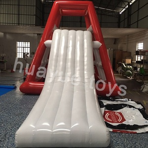 Rak Tiup <span class=keywords><strong>Permainan</strong></span> Geser Air Mengambang <span class=keywords><strong>Piramida</strong></span> Yang Dapat Disesuaikan 3.7M Kualitas Tinggi - Product Image 2