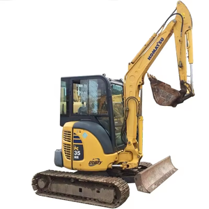 Excavadora usada Komatsu PC35 PC55 PC40 de Japón, precio competitivo, mini pista hidráulica Komatsu PC35 a la venta - Product Image 1