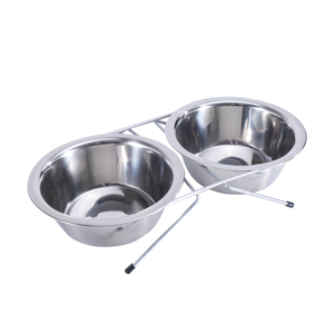 Tigela de água para cachorros, tigela de água doce em aço inoxidável para cães e cachorros - Product Image 1