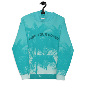 Encuentra tu sudadera con capucha reciclada Coast Tropical Rise - Product Image 2