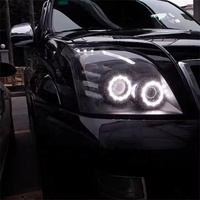 Nouvel ensemble de phares à LED Angel Eyes pour Land Cruiser Prado FJ120/LC120 2003-2009 4000 Lm 6000K