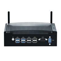 Nuevo Mini PC Industrial Sin Ventilador VENOEN H7 Intel Core I3 1215U ITX Resistente con Doble Puerto COM, Doble LAN, SSD+HDD, Windows 10 Pro