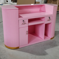 Meilleures ventes - Bureau de réception en bois au design moderne et simple pour hôtel et salle de sport - Mobilier de bureau personnalisable ZY-CT047