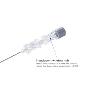 เข็มเจาะกระดูกสันหลังขนาด 18G-27G แบบควินเค้ ปลายแหลม ได้รับการรับรองมาตรฐาน CE ISO 510K - Product Image 5