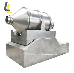 EYH Industrial Food Grade 2D Drum Rotary Batch motion Mixer macchina per granuli di polvere secca - Product Image 1