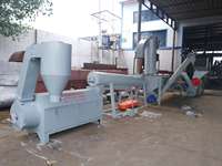 Usine de lavage de plastique haute capacité pour le recyclage, ligne de lavage à chaud pour bouteilles PET, équipement de nettoyage et de séchage des flocons de plastique