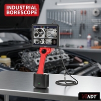 Vidéoscope industriel 3,9 mm, câble de 2 m, écran HD 8 pouces, 360° °   Articulation, étanchéité IP67 pour l'inspection des cylindres de moteur automobile