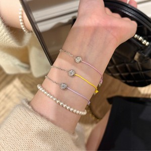925 Sterling Silver Single Diamond <b>Bracelet</b> Round Brilliant Cut Bezel Setting Women's Fashion Jewelry Gift Spring 2026 - Product Image 3