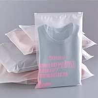 Sacs en plastique givrés résistants à la perforation avec des conceptions uniques pour les vêtements lourds