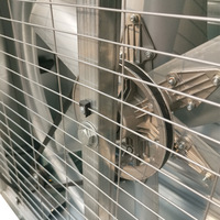 Ventilateur à pression négative SS étanche à l'humidité, résistant à l'air riche en fumier pour les tâches de ventilation en élevage agricole