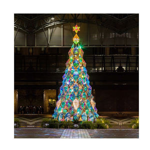 LED สนเทียมกรอบเหล็กที่ทำด้วยมือเชิงพาณิชย์ Lighted 3to30m ยักษ์แสงกลางแจ้งต้นคริสต์มาส - Product Image 1