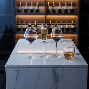 <span class=keywords><strong>Verre</strong></span> à vin incliné en cristal sans plomb, pour vin <span class=keywords><strong>rouge</strong></span> <span class=keywords><strong>et</strong></span> blanc, gobelet à vin domestique de style européen - Product Image 2