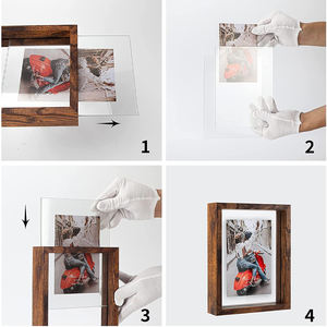 Cadre flottant de <span class=keywords><strong>Couple</strong></span> en verre Double face, encadrement <span class=keywords><strong>Photo</strong></span> pour décoration de mariage, de la maison - Product Image 5